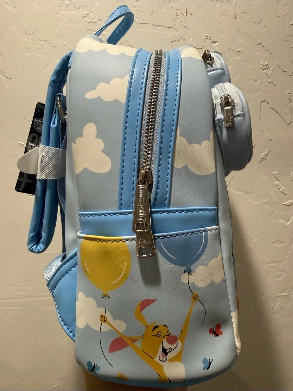 Loungefly Light Blue Winnie the Pooh & Friends Mini Backpack